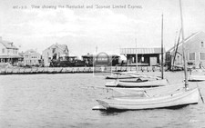Nantucket & Sconset Limited Express Train At Dock Massachusetts MA - Reprint picture