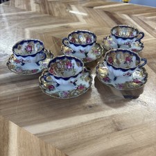 Nippon pre-1921 Morimura Bros. Old Noritake. Heavy gold Moriage.  (10 piece) picture
