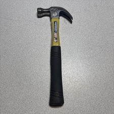 Vintage VAUGHAN FS 99 16 oz Straight Claw Hammer with Fiberglass Handle picture