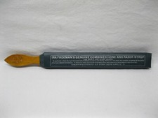 Honing Razor Strop Ira Freeman Ft Edward Ny New Old Stock Unused Leather Vtg Old picture