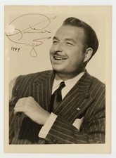 Xavier Cugat 1944 Signed Portrait Photo 5x7 Latin Jazz Musician Autograph Cuban picture