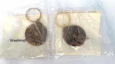 (2) Washington DC - Souvenir Keychain - 1995 - Johnstone Supply Mtg - Robertshaw picture