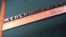 CG86 Mercury Eight Hood Side Emblem Vintage 1940 MERCURY EIGHT TOWN SEDAN picture