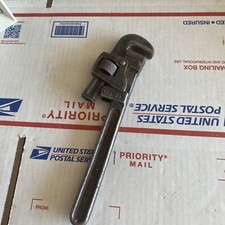 Vintage no 10 TRIMO TRIMONT MFG CO. Pipe Wrench, 1-7/8