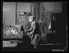 Beaver Falls Pennsylvania 1941 Keystone Drilling Co hand forging blacksmith picture