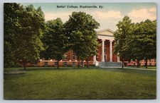 Vintage Bethel College, Hopkinsville, KY - Greek Architecture Postcard picture