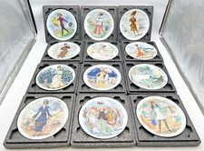 12 HENRI D'ARCEAU LIMOGES LES FEMMES WOMEN OF THE CENTURY COLLECTOR PLATES 8.5