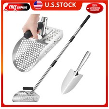GADFISH Stainless Steel Sand Scoop Metal Detecting Treasure Hunting Sifter Sh... picture