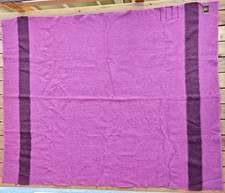 Vtg Early’s Witney Point Purple 4 Point Pure Wool Blanket 84x68