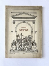 Rare 1924 Arrigo Boito NERONE La Scala Toscanini Ricordi Opera Book picture