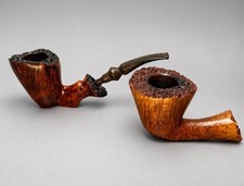 Vintage Ben Wade Preben Holm Era Large Golden Walnut & Martinique Freehand Pipes picture
