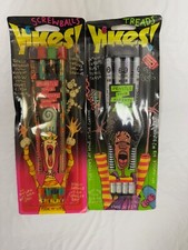Yikes HB #2 Black Lead Pencils Vintage Treads & Screwball (Pack of 2) picture