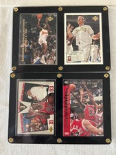 NBA 1993 Upper Deck Short Print Set SP-1 SP-2 SP-3 SP-4 Jordan, Bird, Magic Wilt picture