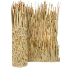 Backyard X-Scapes Mexican Palm Runner Natural Decorative Outdoor Mat 35
