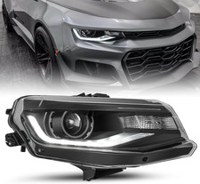 Headlight Assembly for 2016-2022 Chevy Camaro Hid/Xenon Type | W/Led DRL OE Styl picture