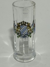 Vintage Böckling Germany Mini Beer Mug Shot Glass Bavarian Coat of Arms Flags picture