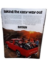 Vintage 1971 Datsun Li’l Hustler Pickup Truck Motorcycle Vintage Print Ad picture