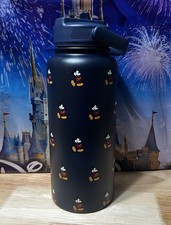 Disney Parks 2026 Mickey Mouse Blue 34oz Water Bottle Tumbler NEW picture