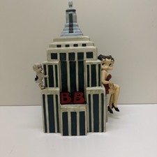 Vintage Vandor Betty Boop Skyscraper Building Ceramic Cookie Jar picture