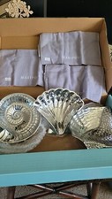 (New Vintage Stock) Mariposa Brillante Aluminum 3 Pack Serving W Storage READ picture