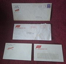4 Vintage Montana Brewery Envelopes Sicks' Great Falls Select & Highlander Beer picture