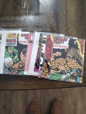 1975 Topps Marvel Comic Book Heroes Fantastic Four Puzzle /Checklist Set  NM++++ picture