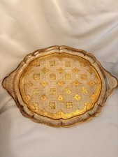 Vintage V.G. Florence Ornate Tray - Made in Italy - Hand Crafted picture