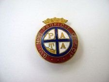 Antique 1919 Philadelphia Gen Hospital Nursing School Pin PATA Enamel Crown Top picture