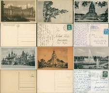 Lot 6 Postcards Leipzig Various Cards Leipzig Lot 1929/1960 picture