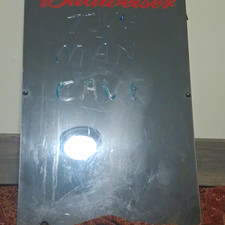 Budweiser Breweriana Metal Sign Plaque picture