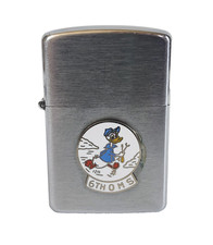 1960s Air Force Cold War USAF 6th OMS Walker AFB Enamel Donald Duck Lighter picture