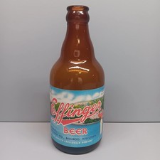 1940s IRTP Effinger 12oz Beer Bottle Steinie Baraboo, Wisconsin Paper Label Rare picture