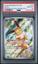 PSA 10 Eevee 173/131 Prismatic Evolutions Elite Trainer Box Pokemon picture