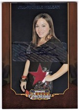 2009 DONRUSS AMERICANA AUTO/FABRIC JILL-MICHELE MELEAN #d100/100 picture