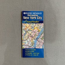 1999 Rand McNally Regional Metropolitan New York City Laminated Foldable Map picture