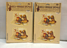 Holly Hobbie Decals For Decoupage Use 2 Packs 5x6 inches Vtg. NOS picture