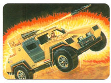 1986 Hasbro G.I. Joe Action Card # 54 Vamp Mark II Series 1 (NM) picture