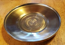 Vintage Bates And Klinke Brass/Glass Arizona Native American Plate 6 1/4