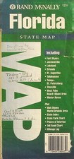 1994 Vtg Rand Mcnally Florida State Map Brochure Travel Ephemera picture
