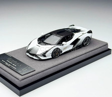 Deepmaker 1:64 Scale White Sian FKP 37 Sports Diecast Resin Car Model Collection picture
