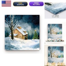 Renditions Gallery Farmhouse Carol Robinson Gallery Wrapped Canvas Christmas picture
