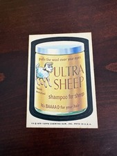 1975 Topps Wacky Packages 15th Series 15 ULTRA SHEEP SHAMPOO  picture