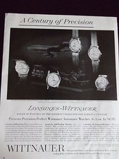 1963 Longines Wittnauer Men's Watches 5 Models Shown & Named Advertisement picture