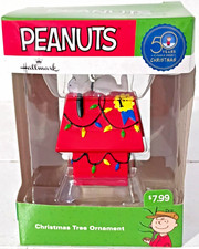 Hallmark Peanuts Snoopy Red Doghouse Christmas Hanging Tree Ornament picture