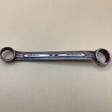 Vintage USA Nickel Molybdenum Box End Wrench 5/8” By 11/16” 87325 Cool Wrench picture