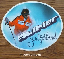 Sticker Decal Adesivo Authier Ski Switzerland 80s 80s  picture