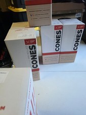 CUSTOM CONES ULTRA-FINE PRE-ROLLED 106MM X 26MM CONES 800 CT BOX NEW SEALED picture