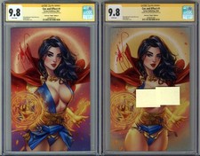 COS AND EFFECT #1 SET CGC 9.8 SS SIGNED ERIC EBAS BASALDUA VIRGIN VARIANT A/B picture