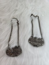 Vintage Scotch Bourbon Vodka Gin Decanter Liquor Bottle Hang Tags picture