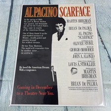 1983 Scarface w Al Pacino Movie Vtg Print Ad/Poster Pinup Promo Art Magazine Pg picture